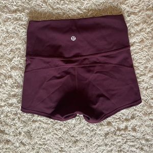 Lululemon spandex, maroon, size 4